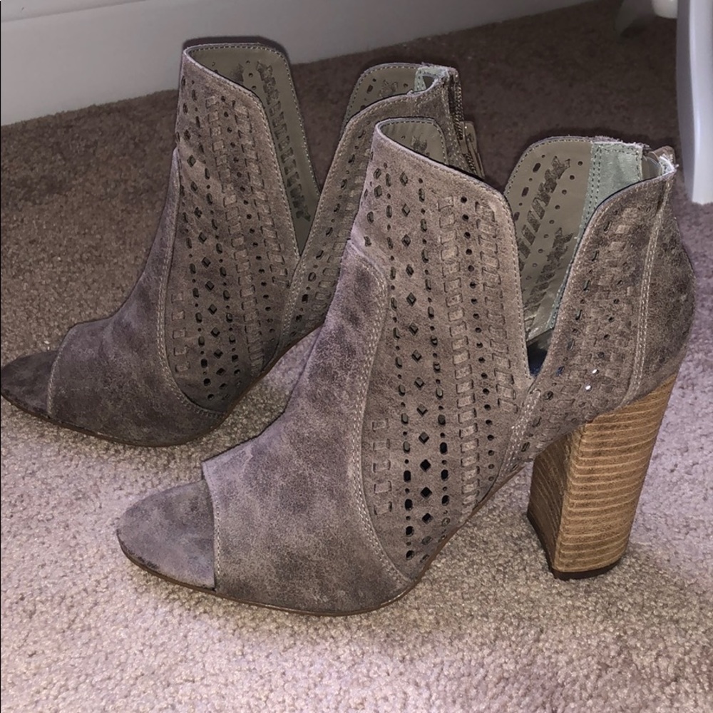 Carlos Peep Toe Bootie Heel